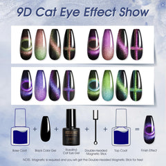 ROSALIND magnet tool highlighting cat eye effect control for personalized depth