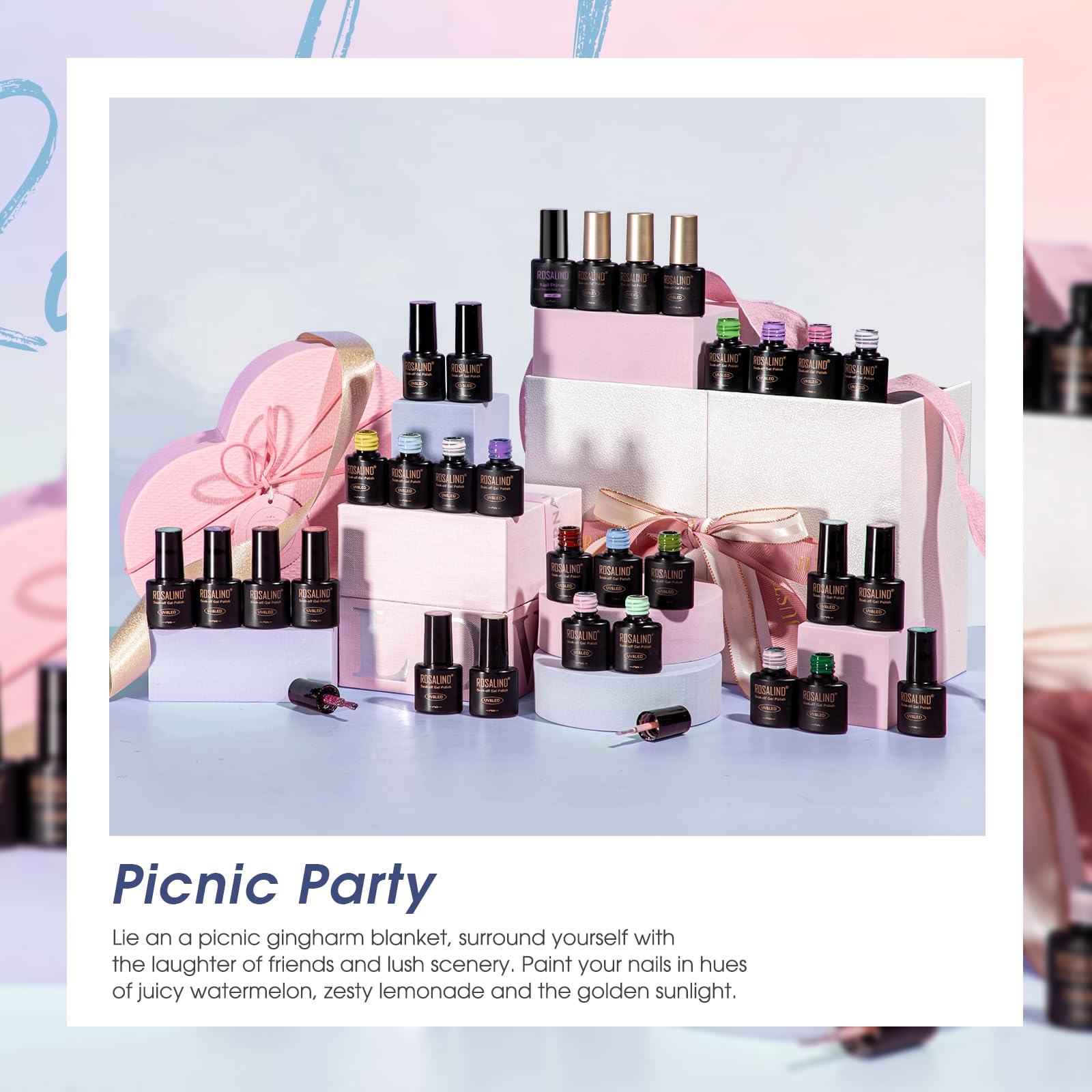 ROSALIND matte top coat bottle for a satin finish