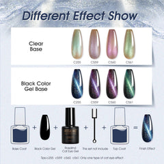 ROSALIND cat-eye gel with magnet for depth and movement.