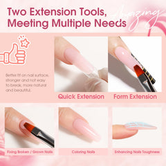 Rosalind dual nail brush and spatula for precise sculpting.