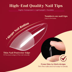 Rosalind easy-apply nail tips laid out for fast DIY manicure.