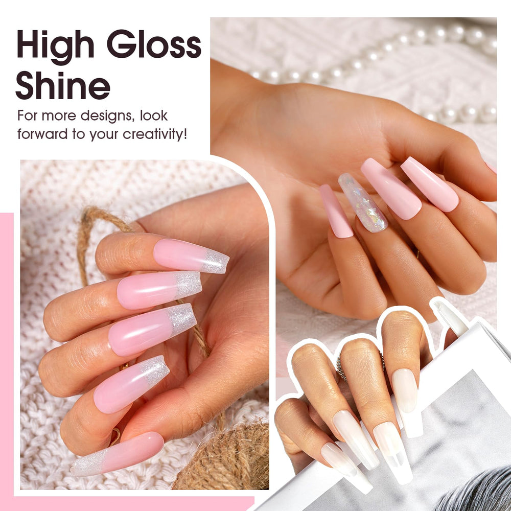 ROSALIND poly gel texture close-up on brush, smooth consistency for shaping