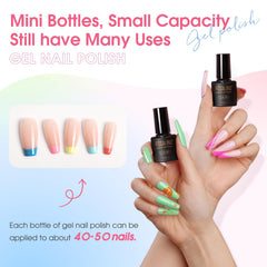 ROSALIND glossy top coat bottles deliver a shiny, no-wipe finish.