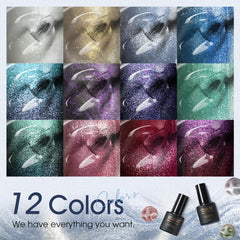 ROSALIND ice-transparent base under cat-eye color adds depth and glow