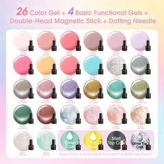 ROSALIND magnetic cat eye gel polish with magnet for shifting effect
