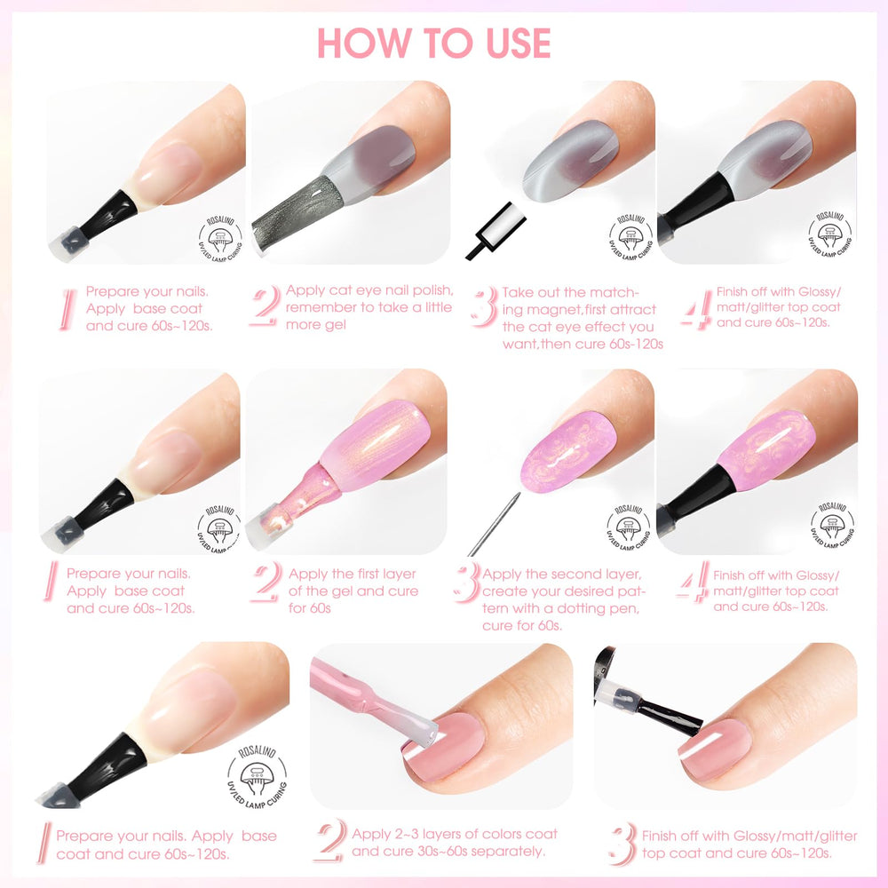 ROSALIND matte top coat for a velvety finish