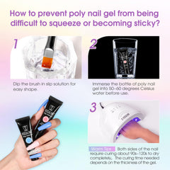 ROSALIND nail art decorations kit for creative finishes