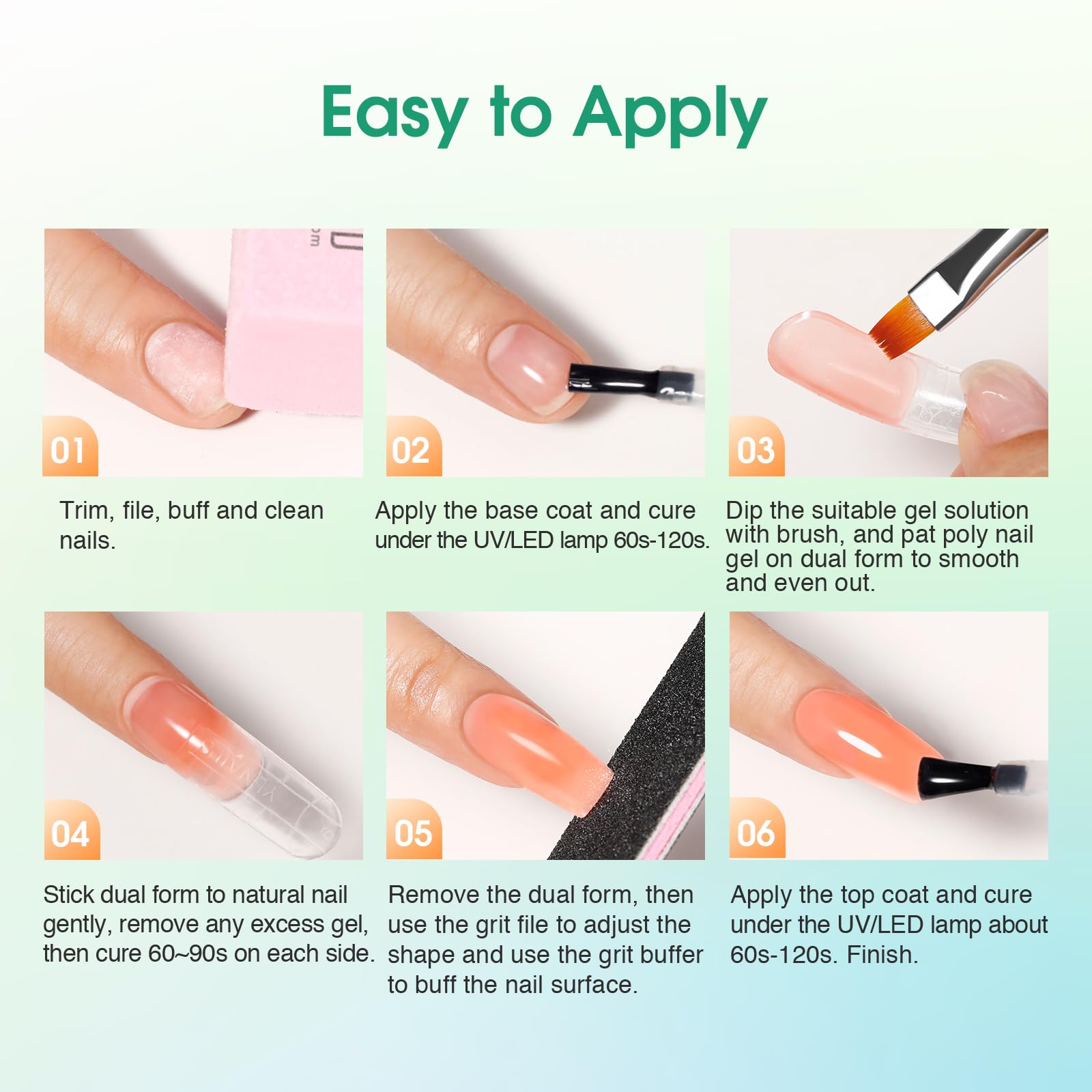 ROSALIND nail decoration pieces add subtle accents for creative designs.