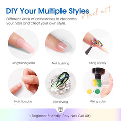 ROSALIND Nail brush enables precise gel application.
