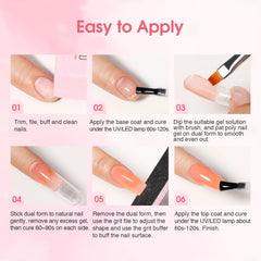 ROSALIND nail cutters and file kit for shaping and cleanup