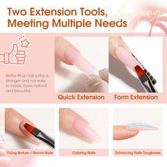 ROSALIND nail forms set (24 pcs) for sculpted shapes.