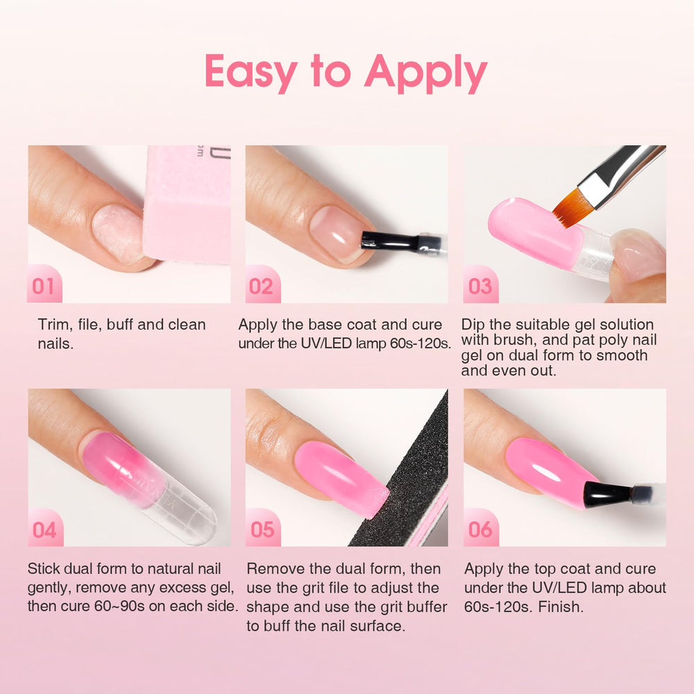 ROSALIND nail forms and clips to shape nails securely