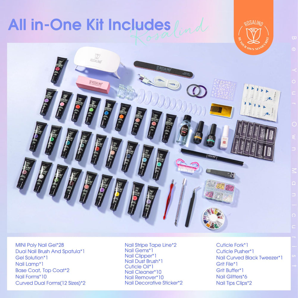 ROSALIND nail forms and clips aid shaping for beginners.