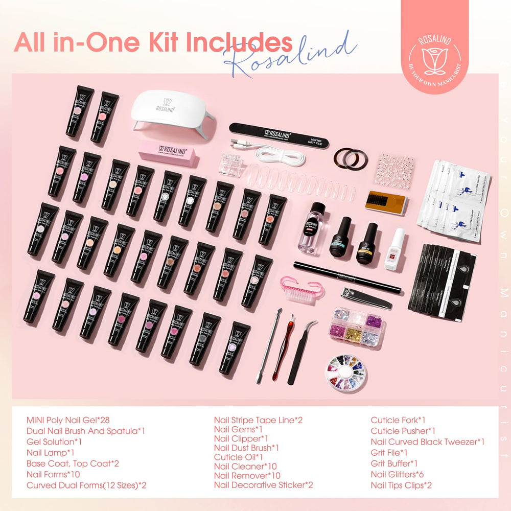 ROSALIND nail forms and clips for shaping and secure tips