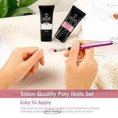 ROSALIND builder gel tube for DIY nail extensions, easy control