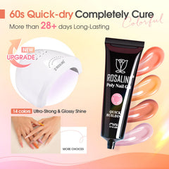 ROSALIND base and top coats extend wear and shine