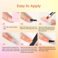 ROSALIND nail forms assist shaping for various styles