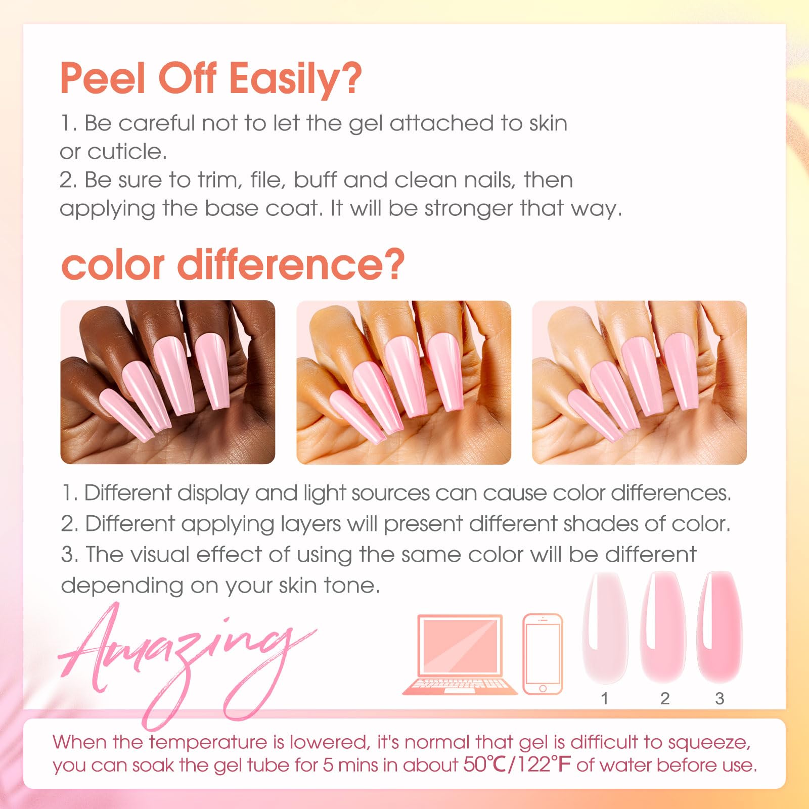 ROSALIND nail tips clips help set shapes during application