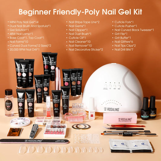 Rosalind colors mini bottles for versatile at-home gel nail looks.