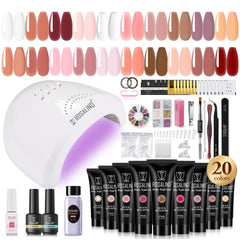 Rosalind poly nail gel colors palette for durable home manicures.