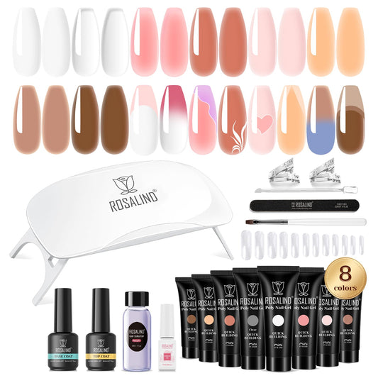 ROSALIND poly nail gel kit colors for versatile at-home manicures