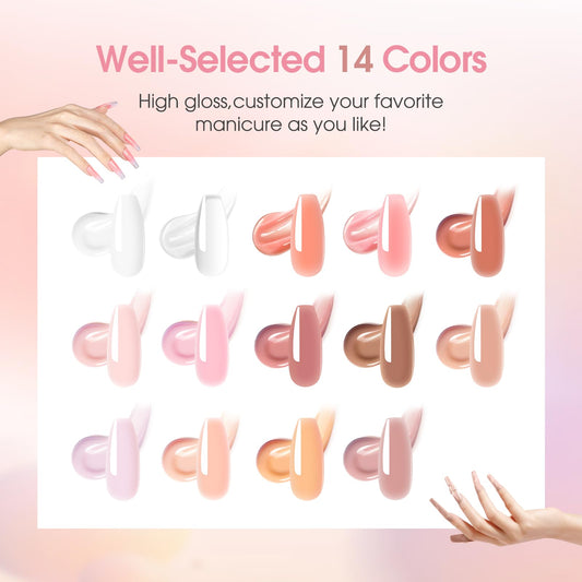 ROSALIND slip solution bottle enables smooth gel application and clean brush control