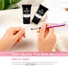 ROSALIND Brush prep with slip solution ensures seamless gel application.