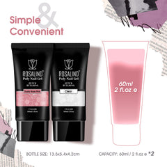ROSALIND two-pack gel set for versatile DIY nails