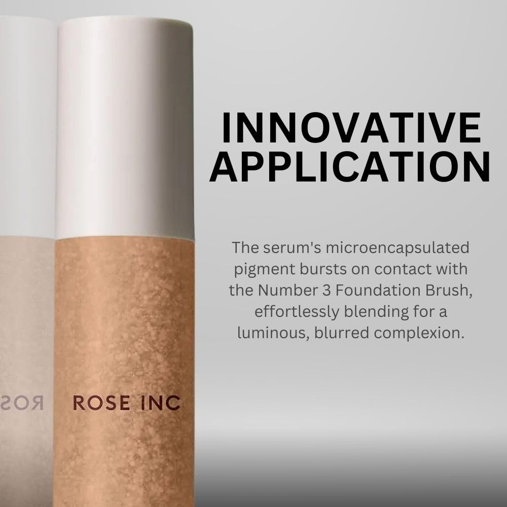 Rose Inc closer look captures hydrating glow and skin enhancing feel