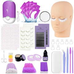 Rose Manor mannequin head in soft silicone for realistic lash practice.