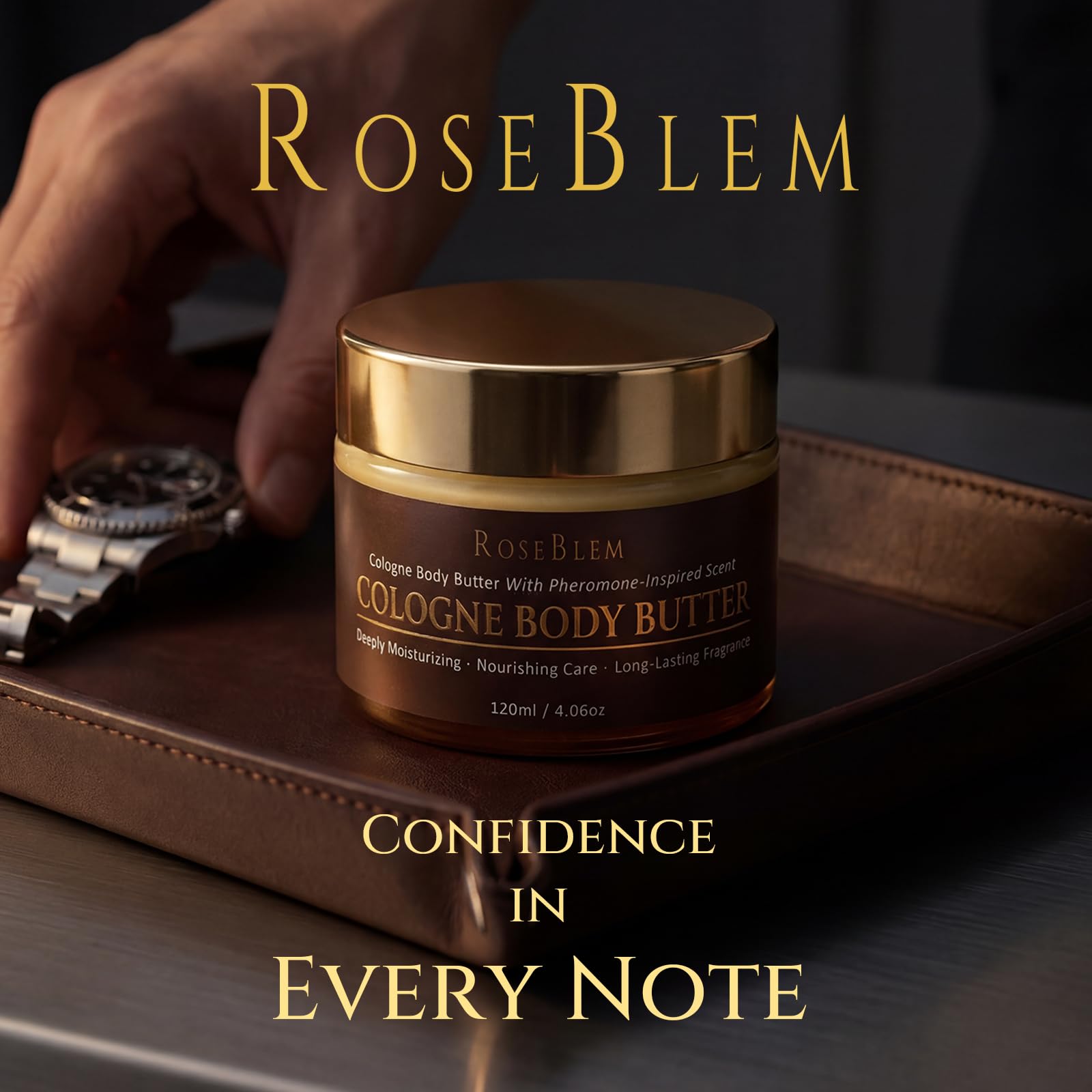 Roseblem packaging box and tube for easy daily use