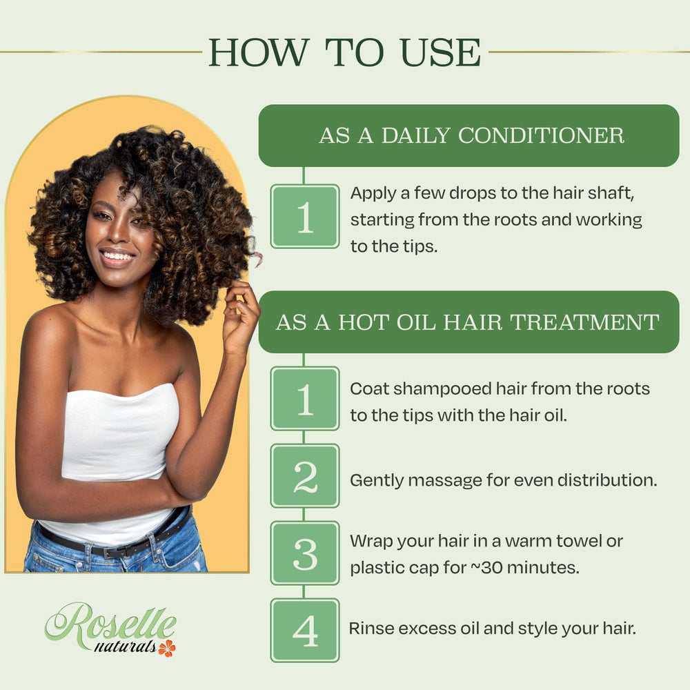 Roselle Naturals peppermint formula supports a refreshed scalp feel.