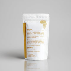 Roselle Naturals finely milled qasil powder texture for easy mixing benefit