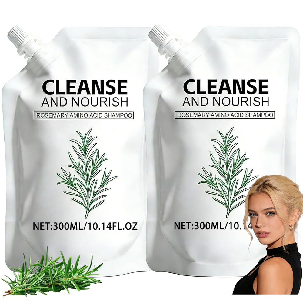 Rosemary Amino Acid Shampoo dual-pack front view for value and daily care