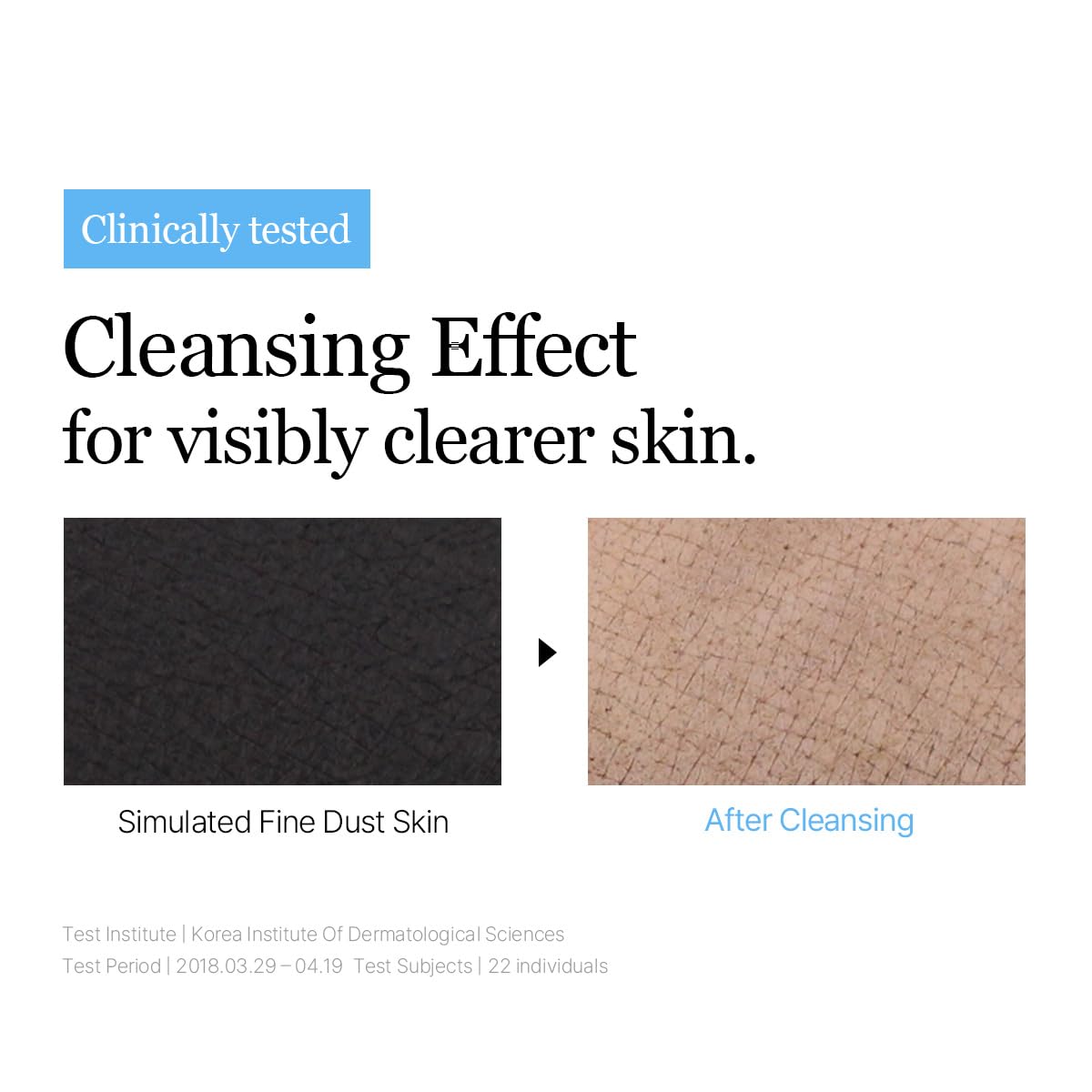 Cooling rinse following Round Lab cleanser for refreshed skin