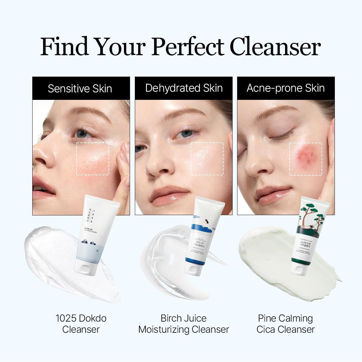 Illustration of Panthenol Allantoin and Ceramide NP in the cleanser formula