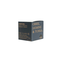 Routine The Class Deo Jar ingredients showcase natural, aluminum-free formula for sensitive skin.