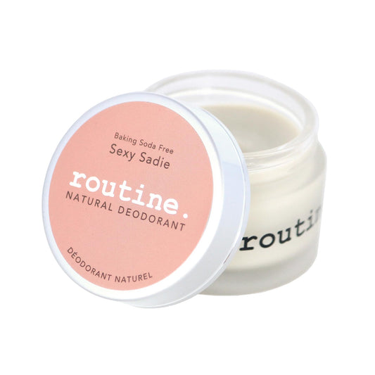 Routine cream jar deodorant with ylang-ylang and citrus notes for daily freshness.