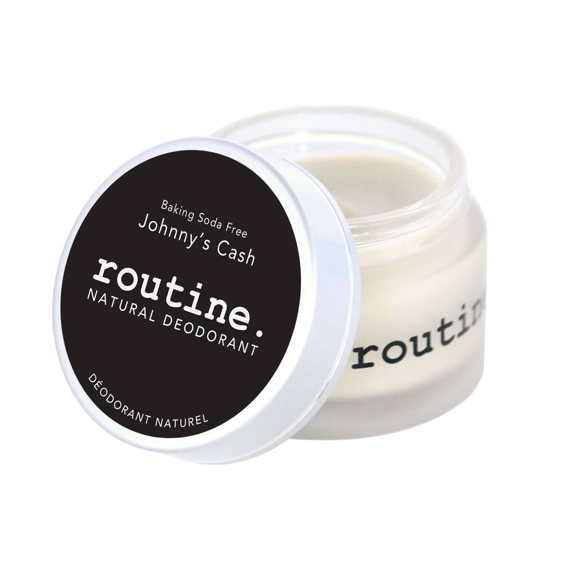 Routine cedarwood cream jar deodorant with woodsy scent for daily freshness