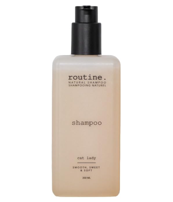 Creamy lather from Routine Shampoo showing frizz control