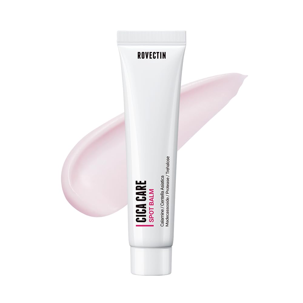 ROVECTIN Cica Care Face Balm jar close-up soothing redness and hydrates sensitive skin