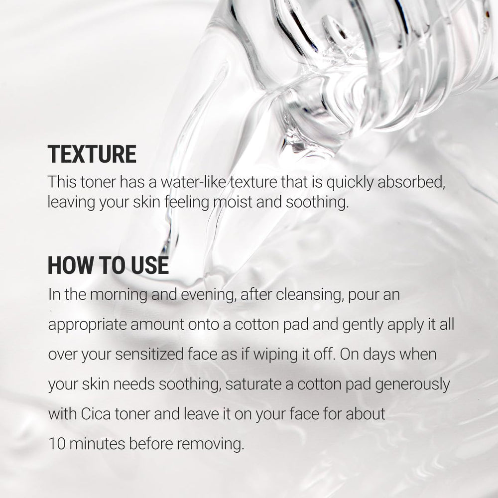 Madecassoside ingredient highlight on Rovectin CICA Care Toner packaging