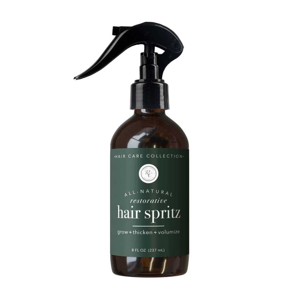 Rowe Casa Organics Restorative Hair Spritz eight-ounce packaging