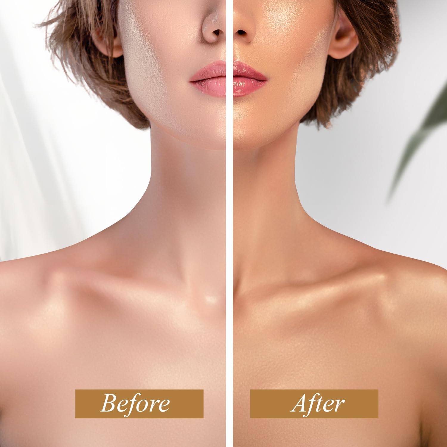 Roxanne Rizzo Bronze Glow setting spray seals makeup with natural finish.