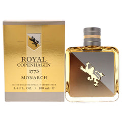 Royal Copenhagen 1775 Monarch EDT bottle front view for daily confidence.
