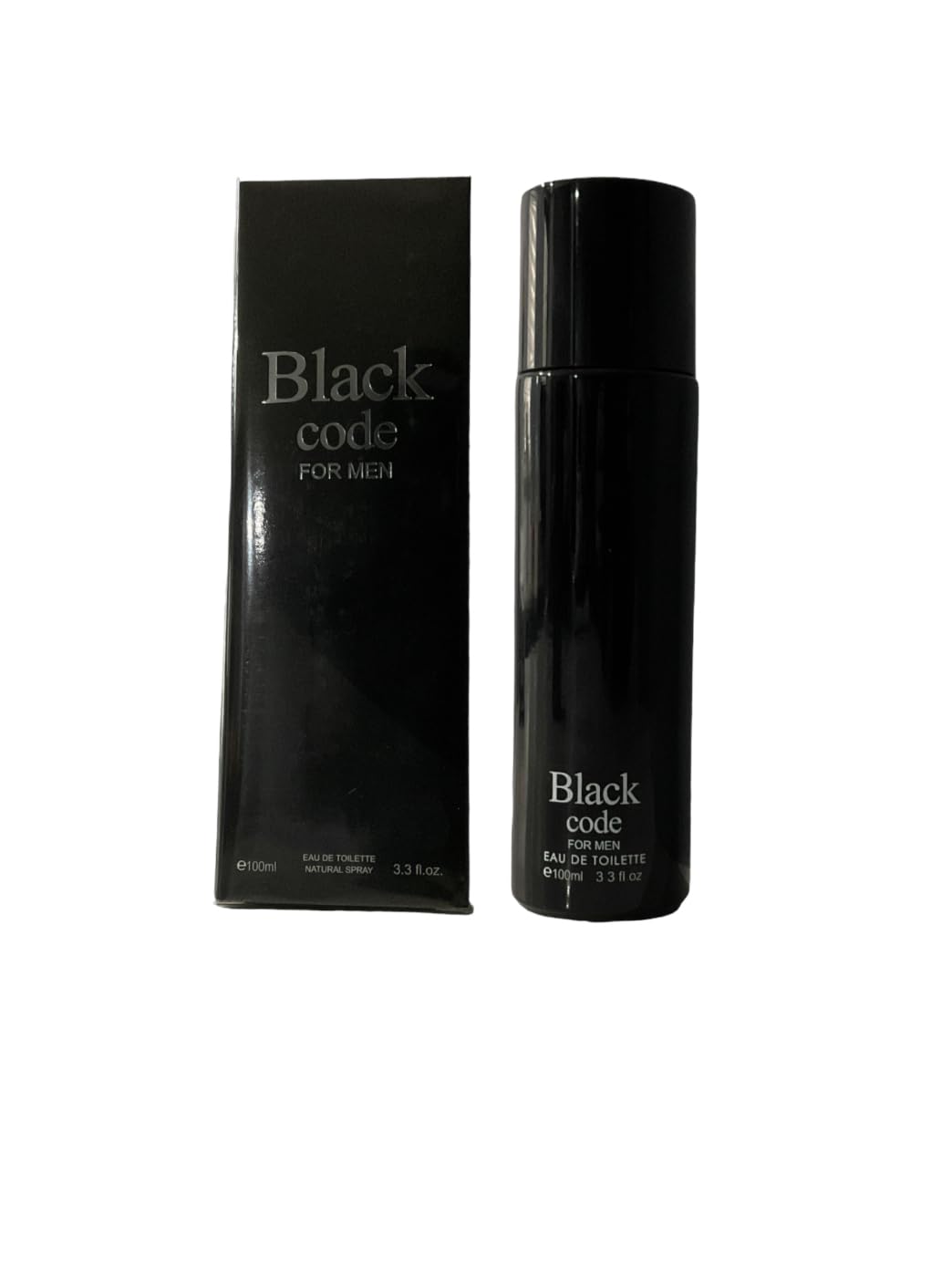 Royal Fragrance Black Code for Men packaging box, ready for gifting.