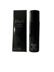 Royal Fragrance Black Code for Men packaging box, ready for gifting.