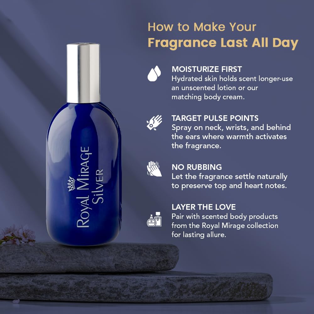 Royal Mirage Silver eco-packaging design communicates responsible luxury for mindful shoppers