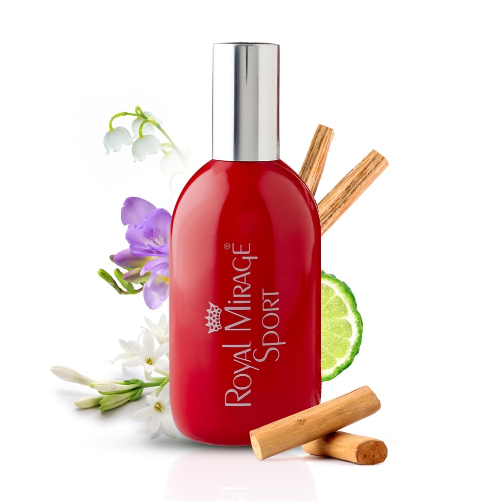 Royal Mirage Sport EDC bottle front view, ideal for daily luxury fragrance.