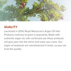 Royal Moroccan moisturizing shampoo apply and rinse for daily care routine